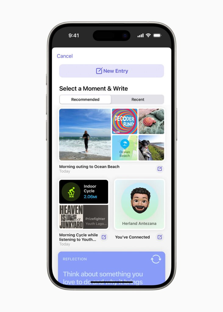 Apple Journal app