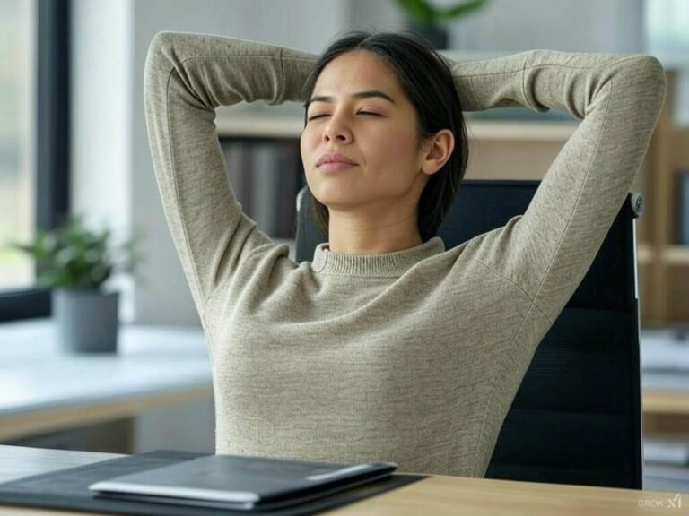 5 Desk-Friendly Stretches for Busy People