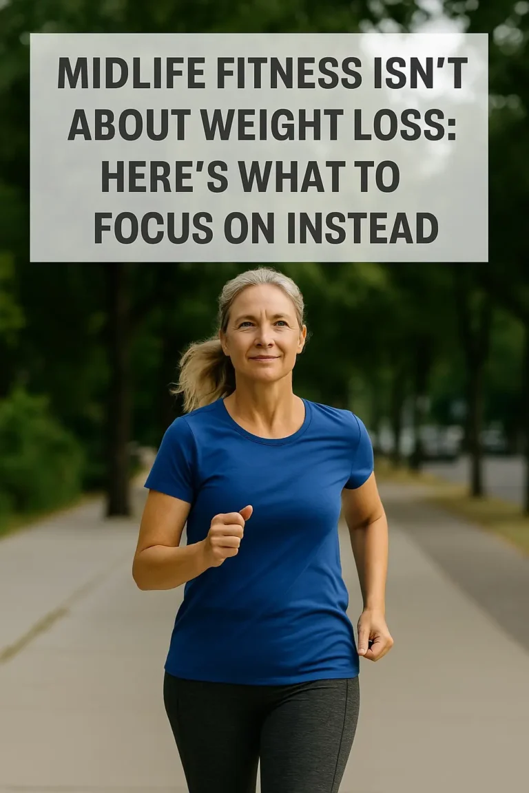 Midlife Fitness Isn’t About Weight Loss: Here’s What to Focus On Instead