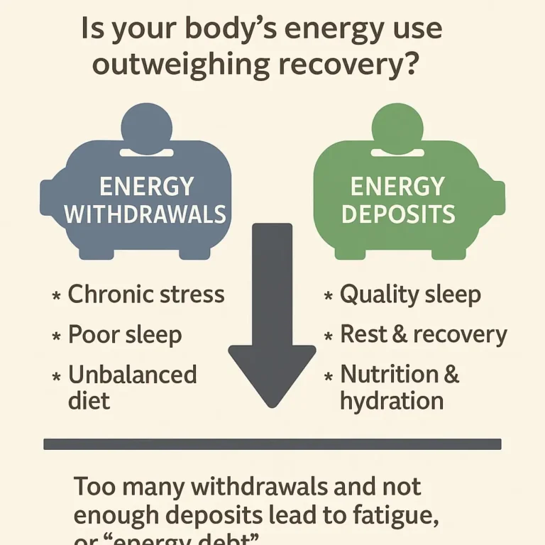 Energy Debt: Why Midlife Fatigue Isn’t Just in Your Head