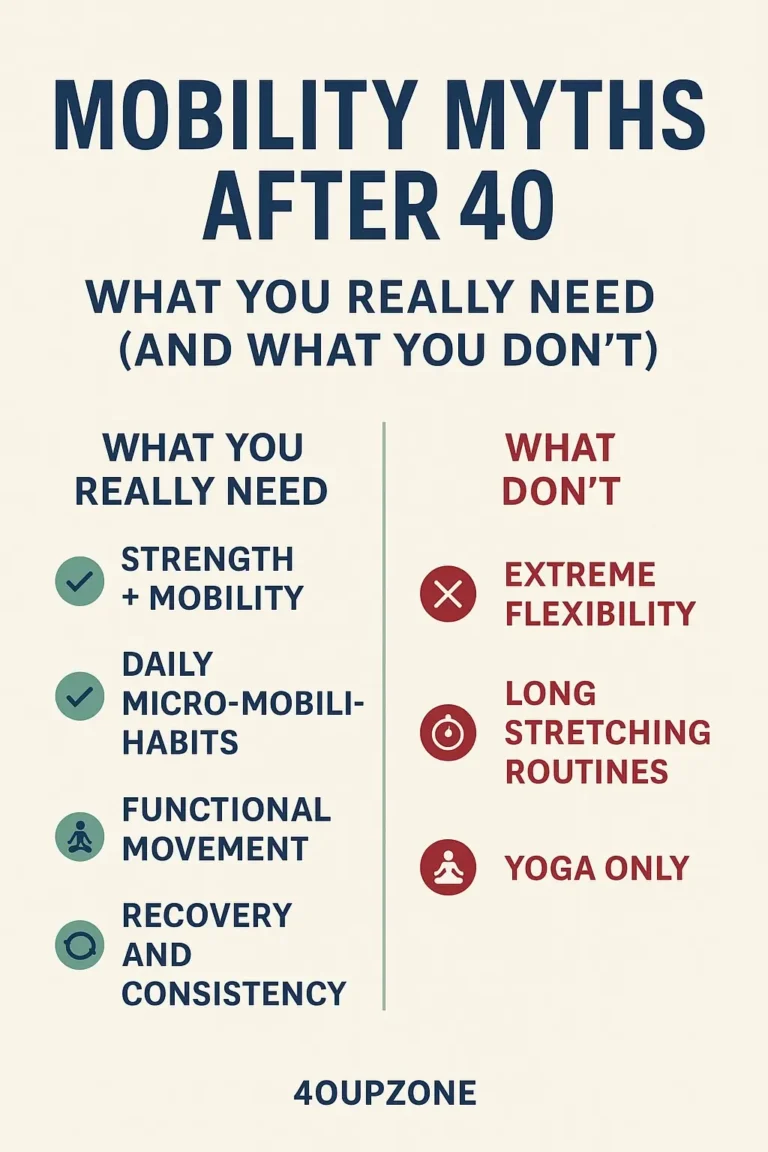 Mobility Myths After 40: What You Really Need