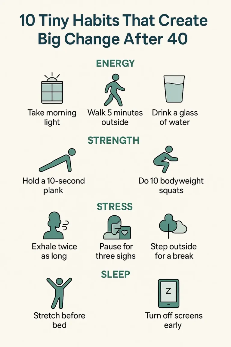 Tiny Habits, Big Change: The Compound Power of Micro-Habits After 40