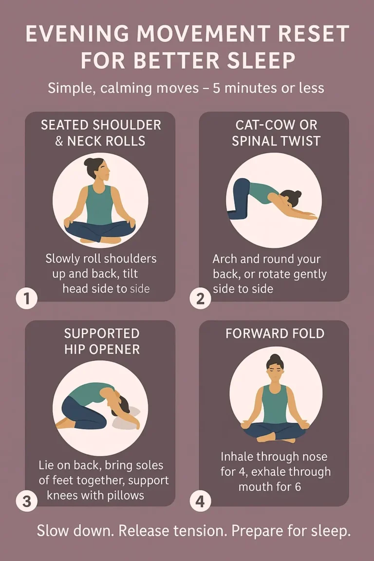 Evening Movement for Better Sleep After 40