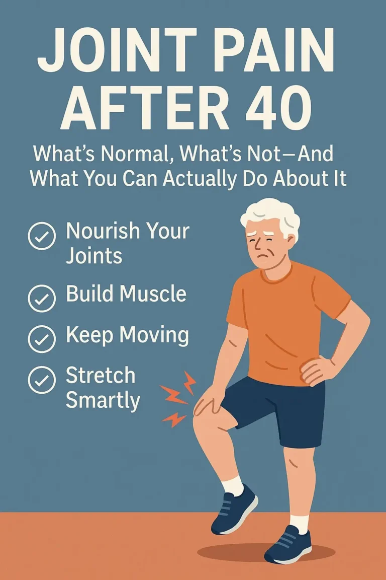 Joint Pain After 40: What’s Normal, What’s Not — and What You Can Actually Do About It