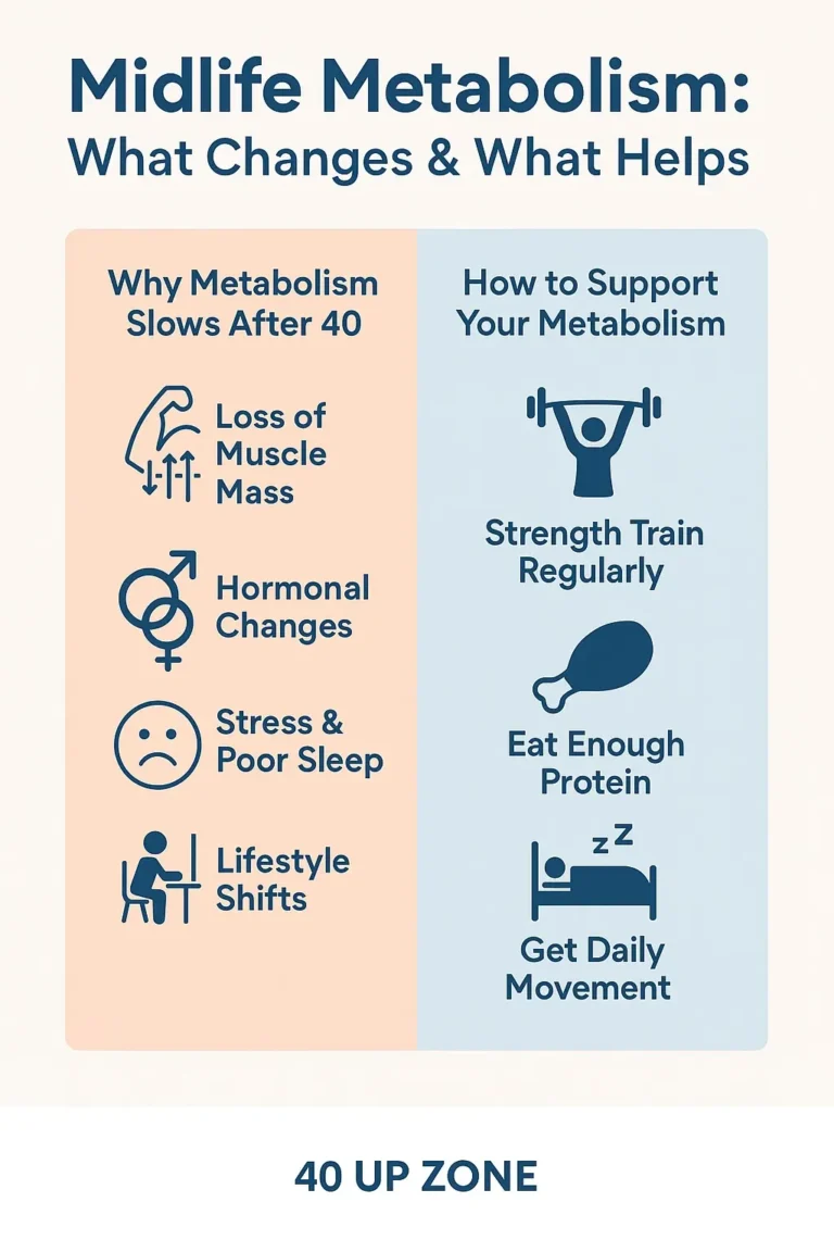 Midlife Metabolism: Why It Slows Down (and What Actually Helps After 40)