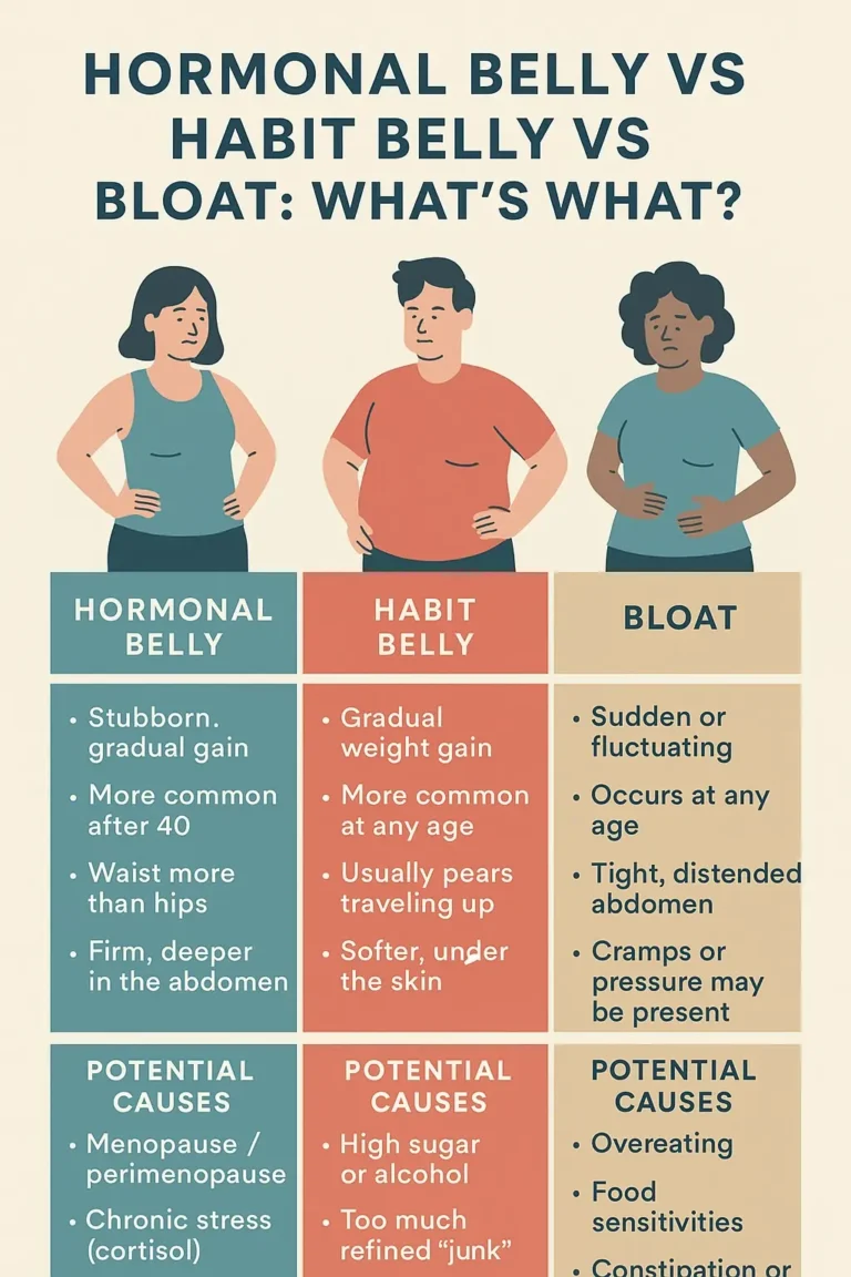 The Truth About Belly Fat After 40: Hormones, Habits & What Works